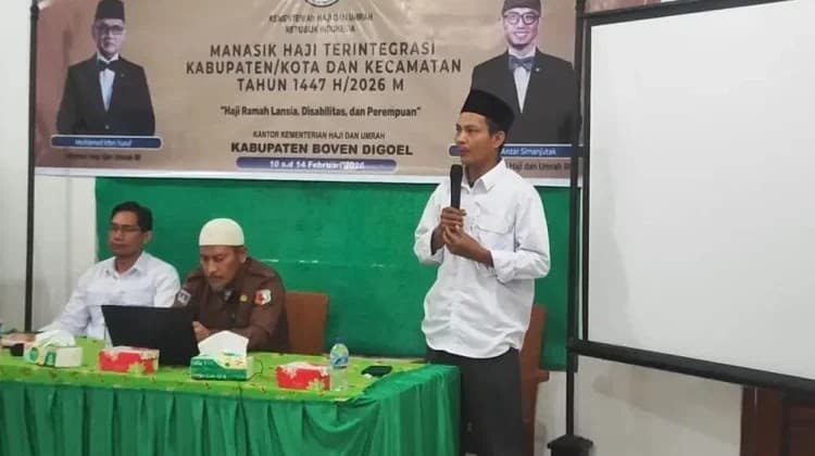 Buka Manasik Haji 1447 H, Kemenhaj Boven Digoel Dorong Kemandirian Jamaah di Tanah Suci